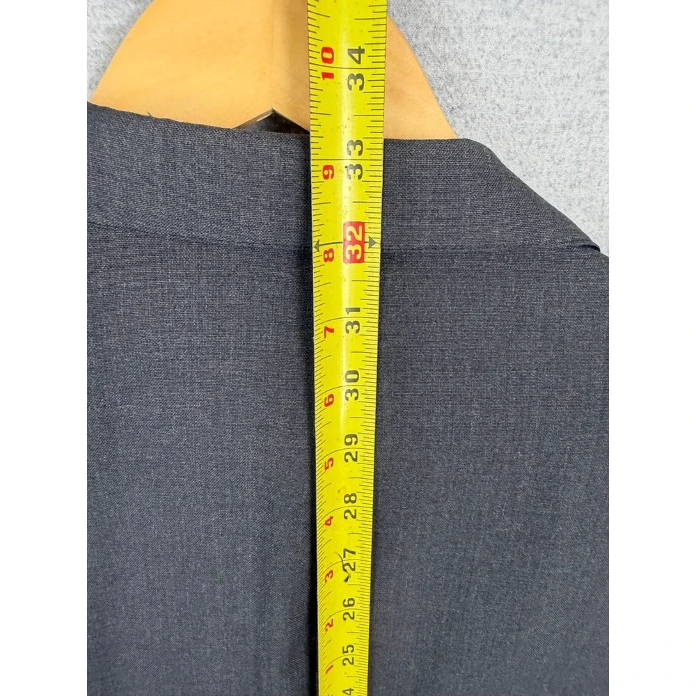 Brooks Brothers Makers Brooksease Mens Gray 100% Wool 2 Piece Suit 35x31 Vintage